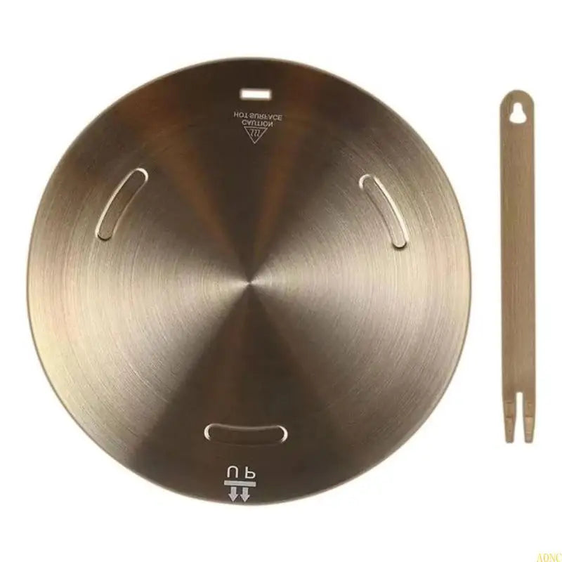 A0NC Placa Adaptadora de Inducción de Acero Inoxidable, Difusor de Calor, Protector de Llama, Placa para Cocción Eficiente y Descongelación