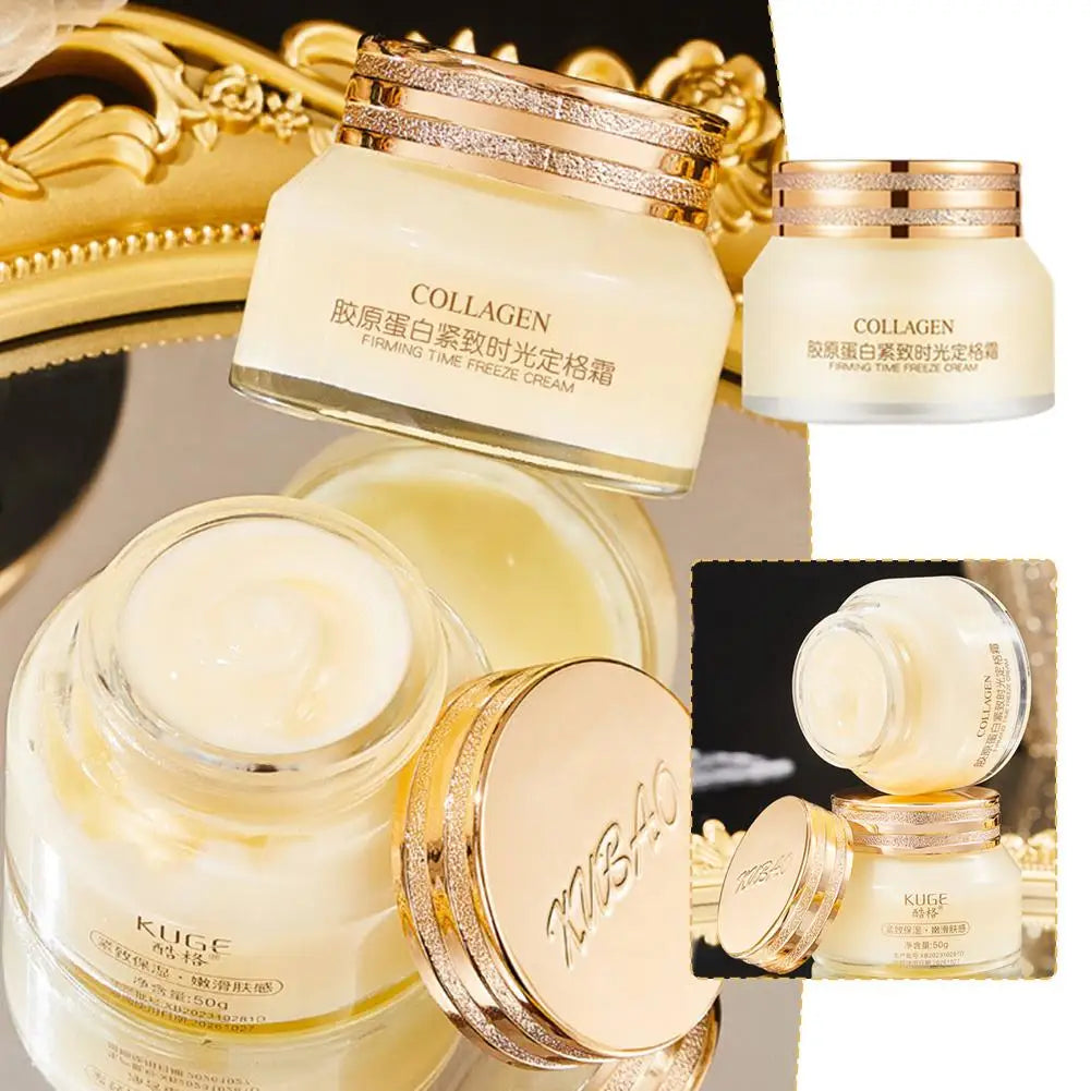 24k Gold Ginseng Face Cream Polypeptide Moisturizing Niacinamide Facial Serum For Skin Care Cream 24k Gold Ginseng Serum