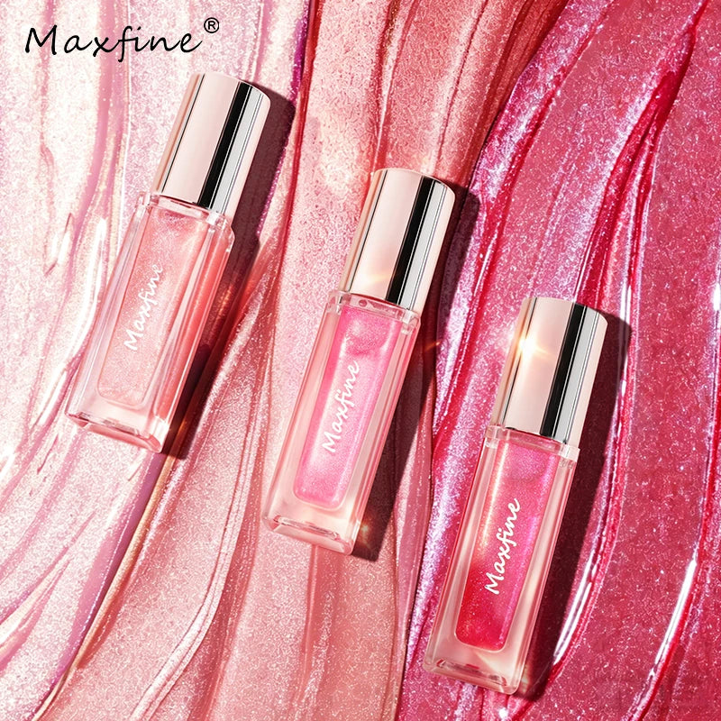 Shimmer Glitter Lip Gloss Transparent Diamond Sparkle Lip Tint Smooth Hydrating Lip Shine Can Be Used Over Lipstick Party Cosmet