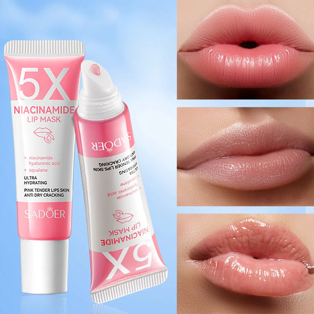 Niacinamide Plumping Lip Mask - Intense Hydration Lip Balm 10g