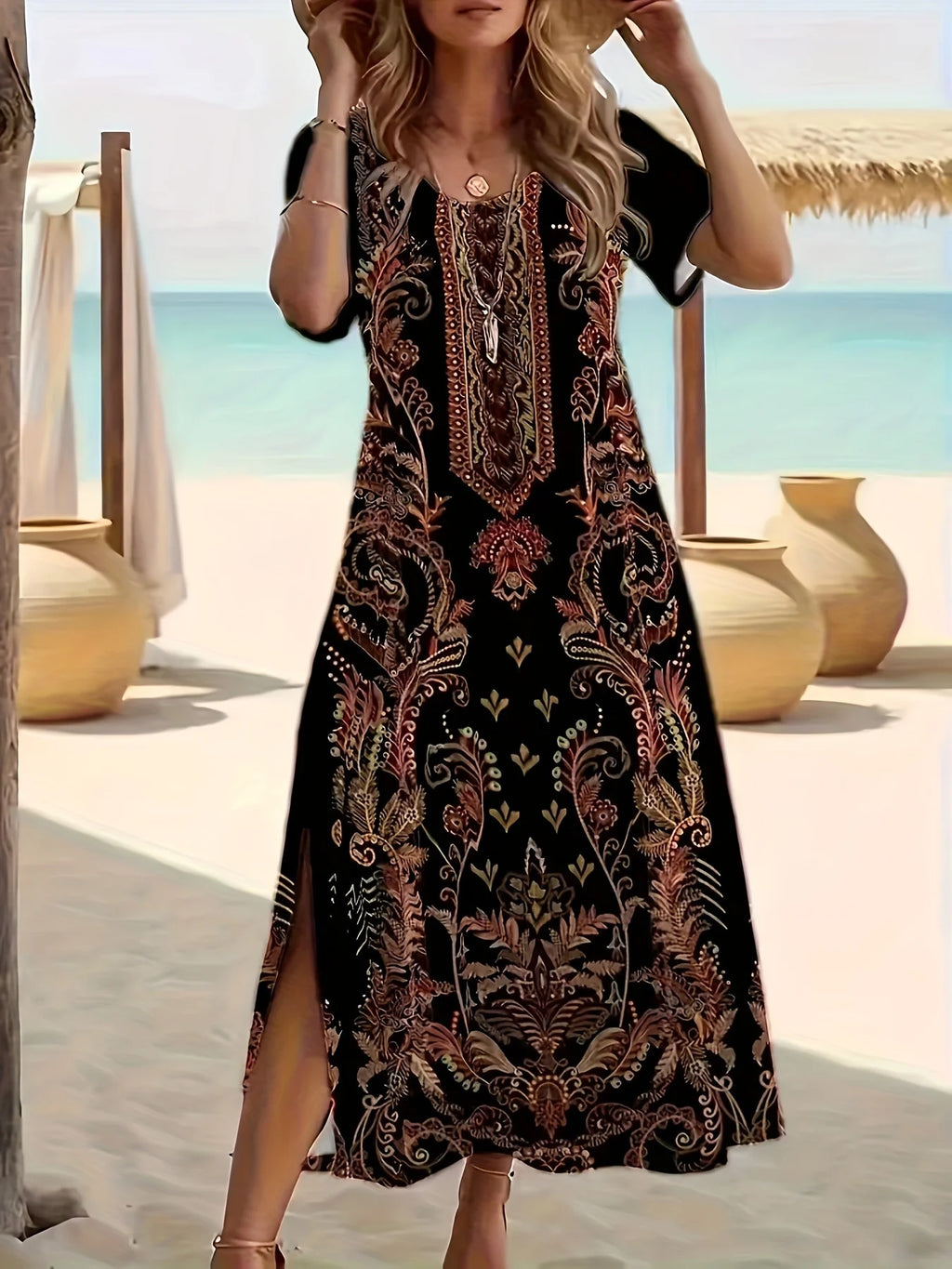 Loose Casual Dress Women Dress New Temperament Fashion Elegant Women Dress