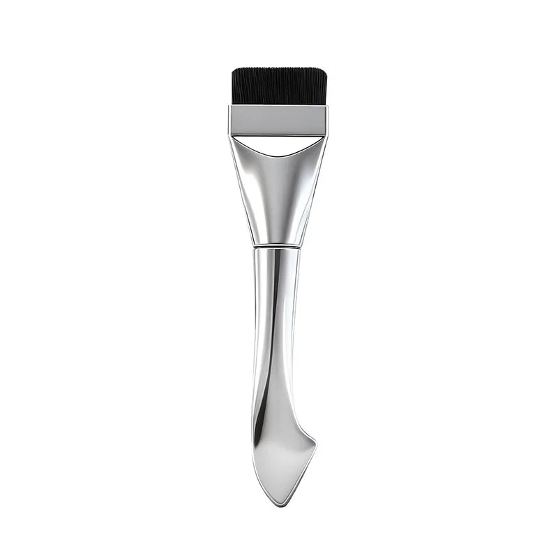 GECOMO two-headed one-word foundation brush, no foundation, no trace light mask brush, fast powder on makeup, beauty tools