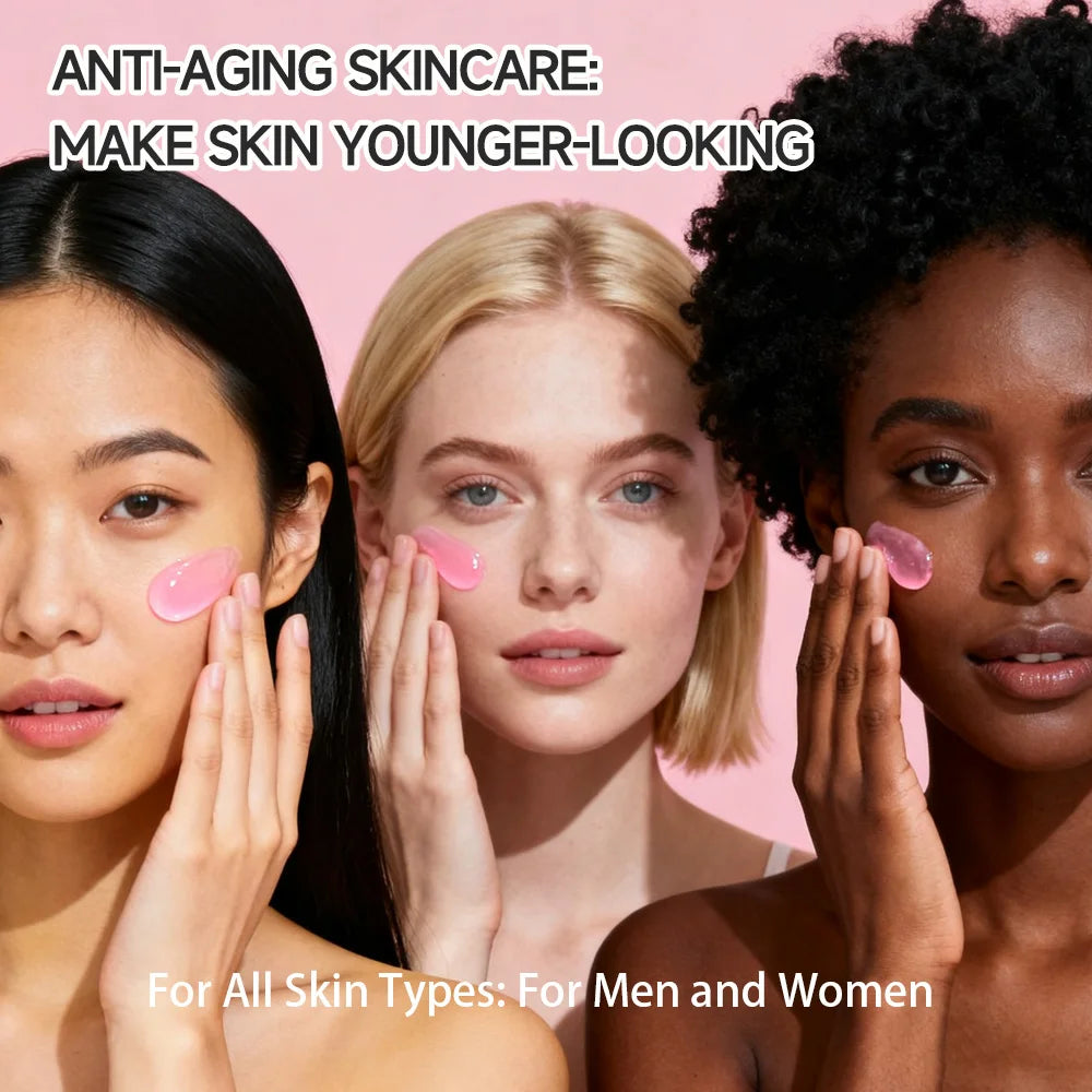 SEYH Rose Hydrating Essence 40ml/60ml - Day And Night Plant Extracts with Aloe Vera Rose Ceramides Retinol Peptides for Elastic