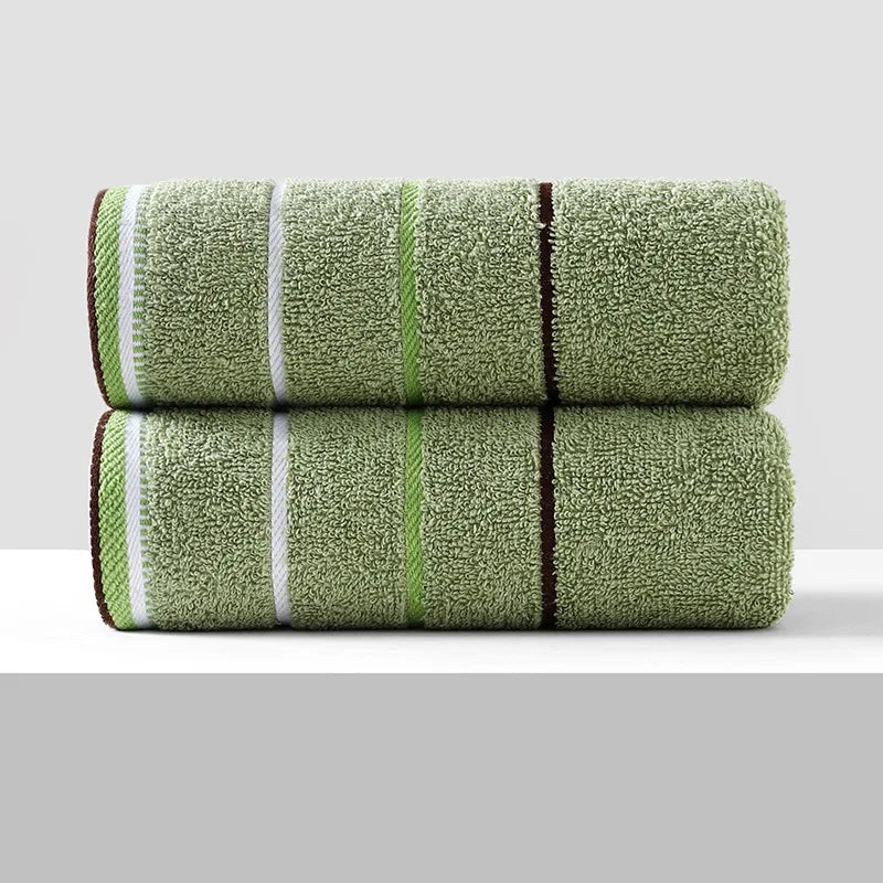 1/2 Pcs 100% Cotton Bathroom Hand Towel Thickened Face Hair Towels Bathroom Adults Hotel Travel Loverincreases Water Absorption