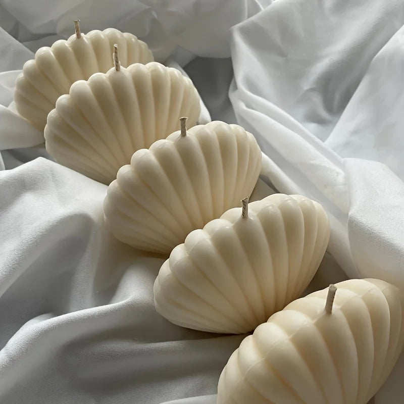 3D Shell Silicone Candle Mold For DIY Aromatherapy Wax Crafts Scented Candles Crafters