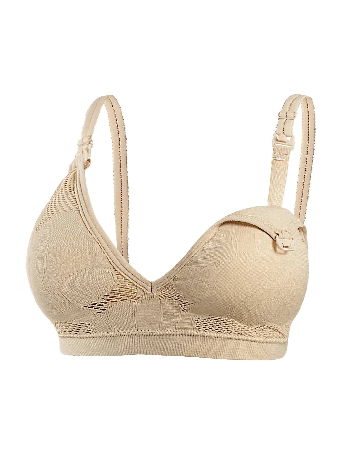 Wirefree Nursing Bra Maternity Bras Pregnancy Clothes Prevent Sagging Breastfeeding Women's Breathable Bra