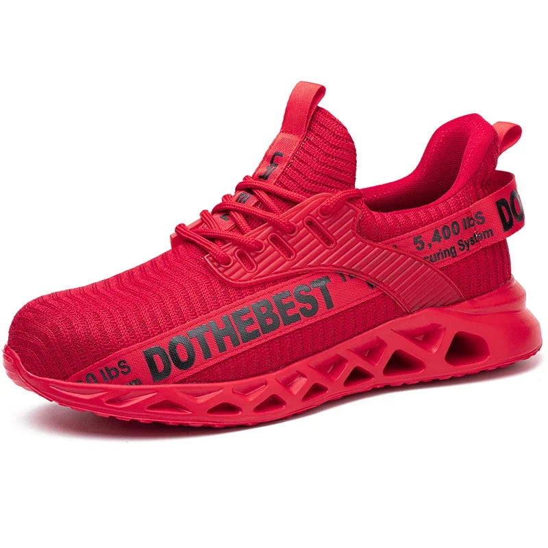 Safety Shoes Men For Work Sneakers Women'S Men Steel Toe Work Shoes Security Protective Shoes Lightweight Anti-Smash Anti-Puncture