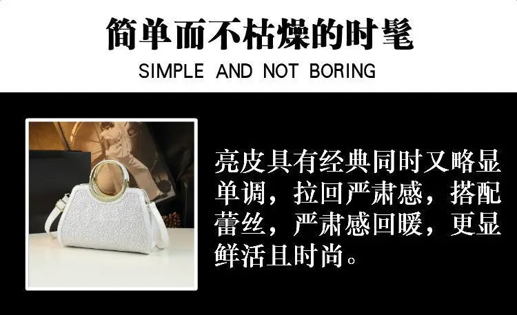 Fashion Popular Women's Bag High Quality Crocodile Pattern Shoulder Bag Trend Brand Genuine Leather Crossbody Bag Luxury Handbag