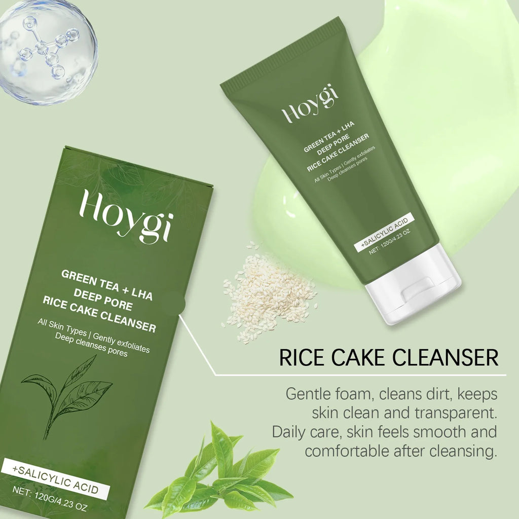 Hoygi Facial Cleanser Long Lasting Moisturizing Deep Cleansing Relieve Skin Irritation Refreshing Feeling Gentle Face Wash 120g