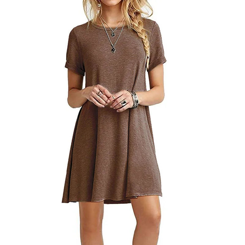 2026 Women's Clothing woman women dresses European and American dress short sleeved dress women's new hot selling item Dresses