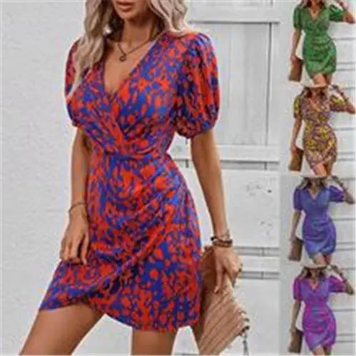 Bohemian Pure Color Side Slit  Skirt Women's Fashion Summer New Arrival Cross-Border mid Waist H-Shape PVC Fabric Skirt