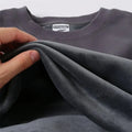 Loose-Fit Long Sleeve Pullover Sweatshirt Silver Fox Fleece Round Neck Top For Men And Women 2023 Autumn Winter New Arrival