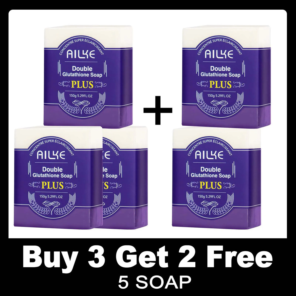 AILKE Double Glutathione Skin Care Set - Whitening & Dark Spot Corrector
