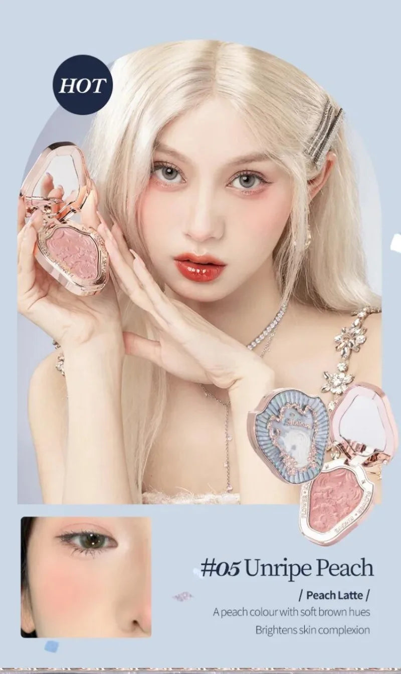 Flowerknows Makeup Set All In Flower Knows Little Angel Highlighter Powder Blush Strawberry Rococo Lip Gloss Perfume Kit