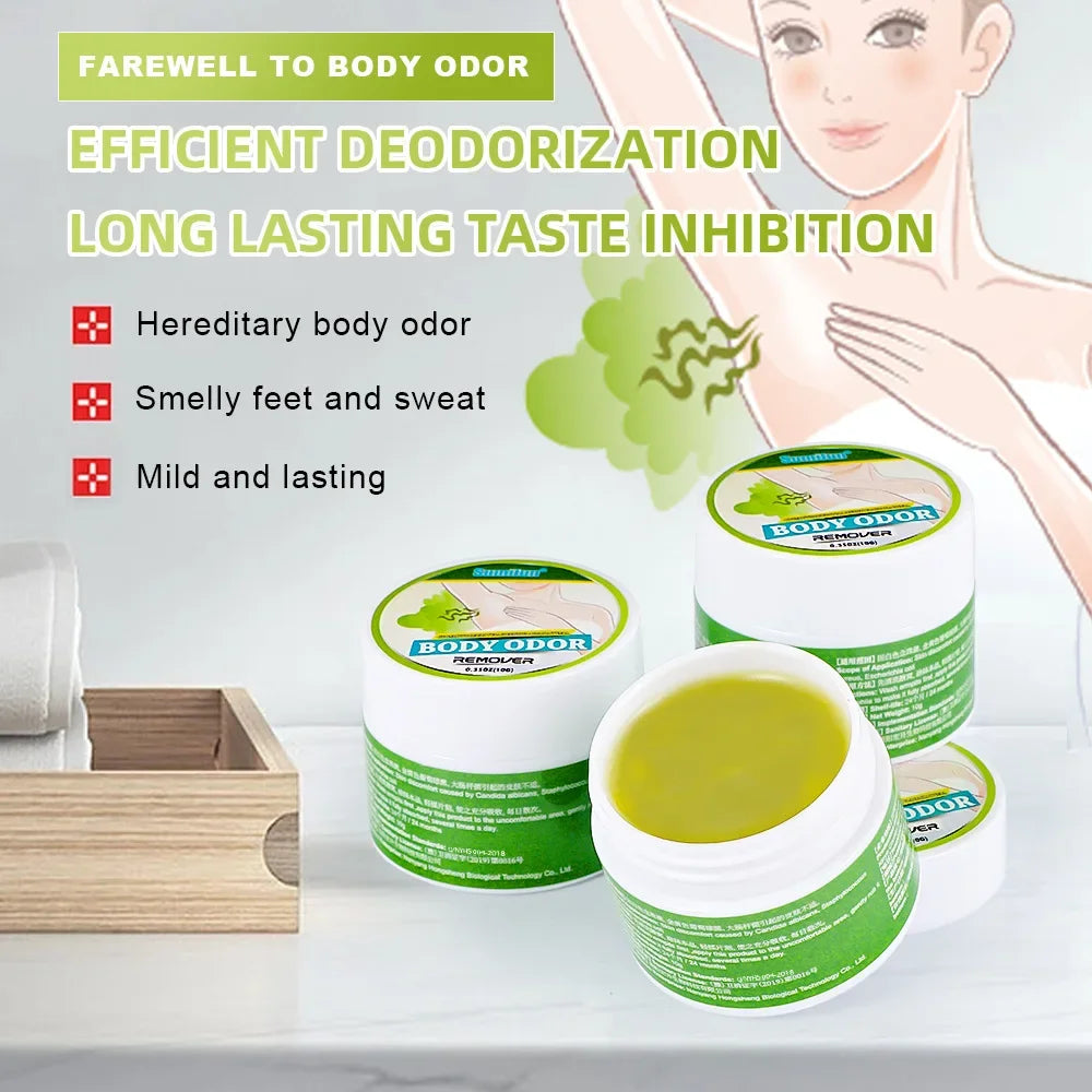 Underarm Deodorant Cream - Herbal Antiperspirant for Body Odor 10g