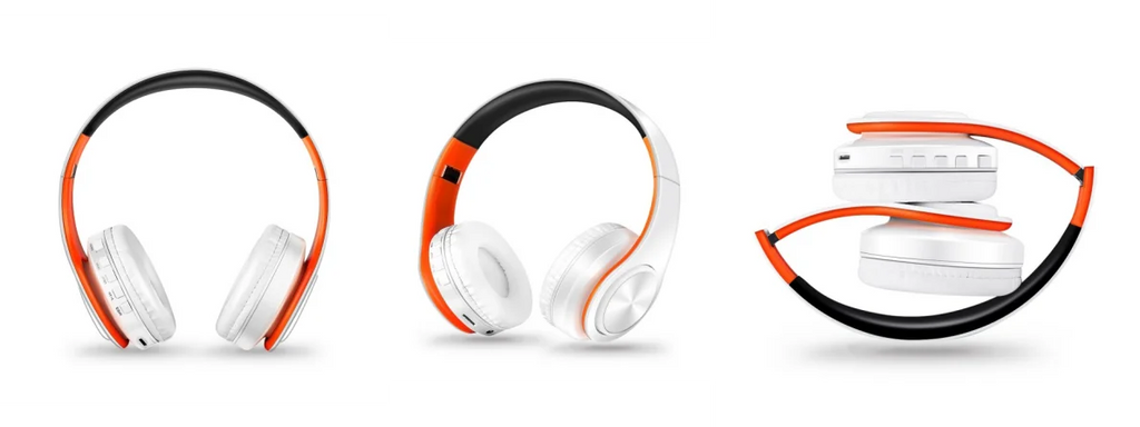Auriculares inalámbricos dorados para hombre, audífonos estéreo con Bluetooth y micrófono incorporado, universales para Android e iOS