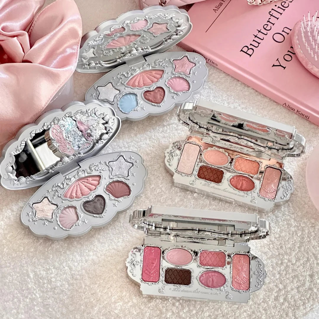 Flower Knows 2026 Bunny Garden Eyeshadow Palette Cute Rabbit Themed All-In-One Cosmetic Collection with Blush & Highlight