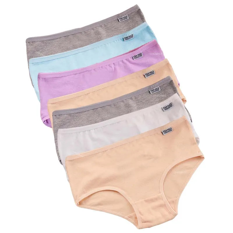 Plus Size Cotton Panties For Women Set Of 7 Comfortable Breathable Briefs M To 4XL