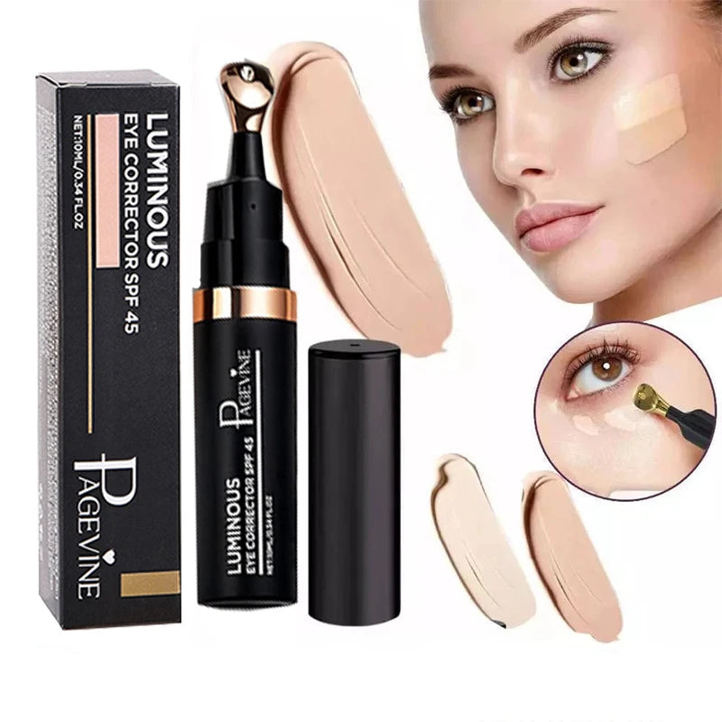 4 Color Luminous Eye Concealer Concealer Brightens Conceal,Dark Circles Under The Eyes,Concealing Makeup Liquid Concealer