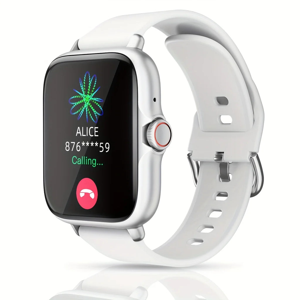 Smart Watch Compatible for iPhone & Android, Wireless Call, HD Touch Screen Fitness Tracker with Pedometer, Step Tracker, Music,Weather Display,Wireless Smartwatch for Men & Women