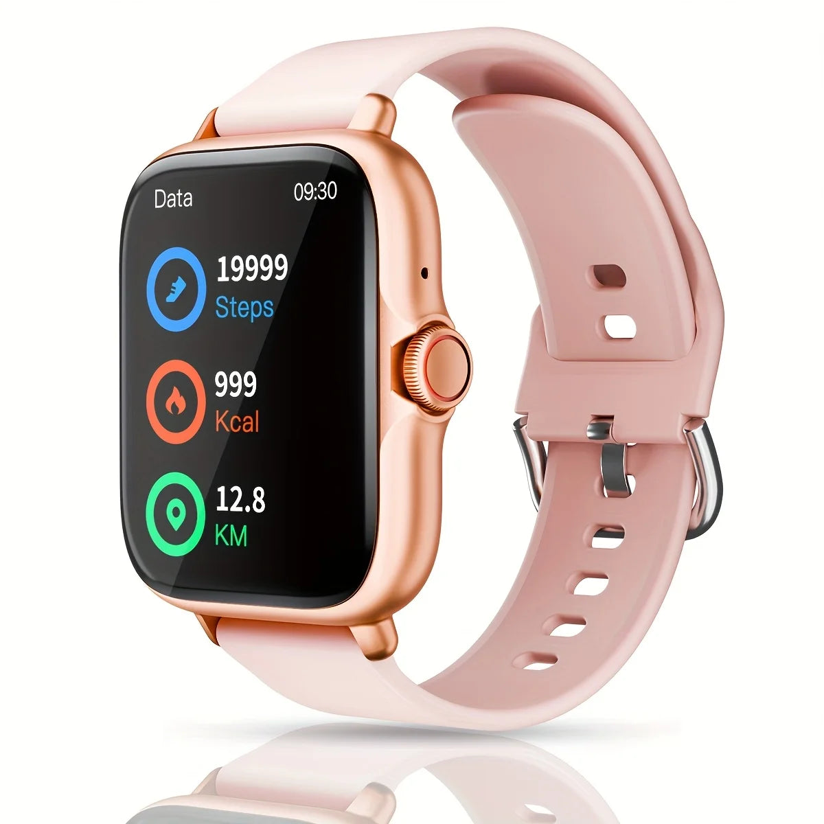 Smart Watch Compatible for iPhone & Android, Wireless Call, HD Touch Screen Fitness Tracker with Pedometer, Step Tracker, Music,Weather Display,Wireless Smartwatch for Men & Women