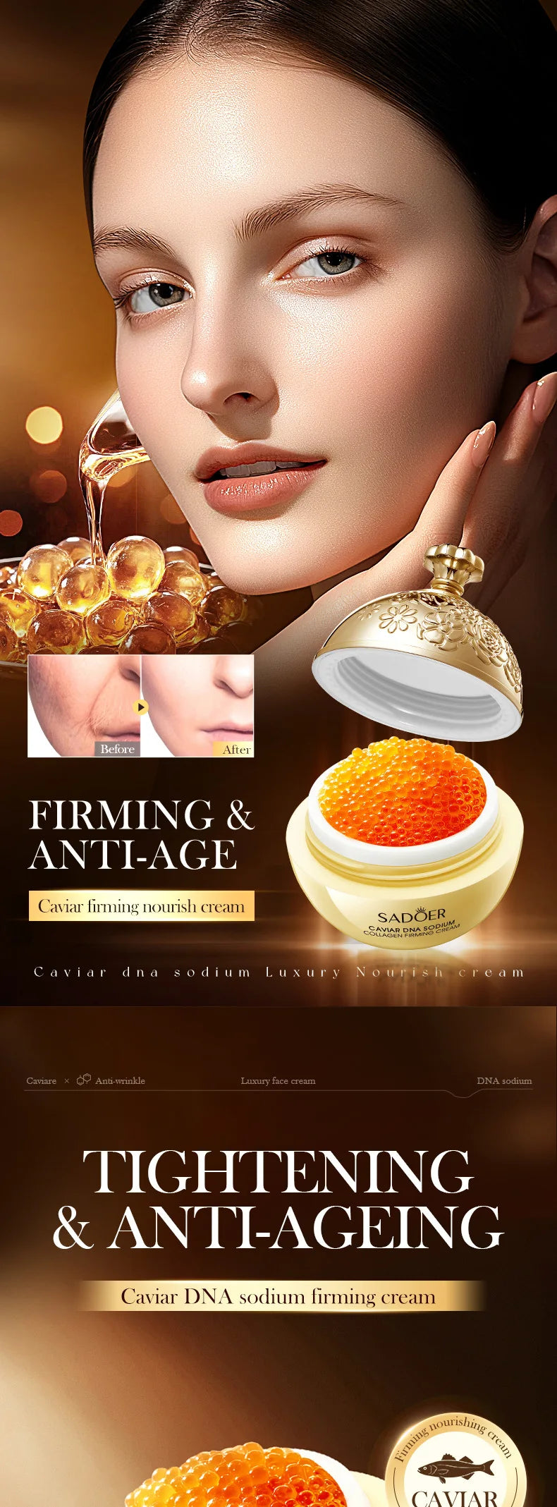 Hoygi Collagen Pearl Anti-Wrinkle Face Cream - Firming 30g