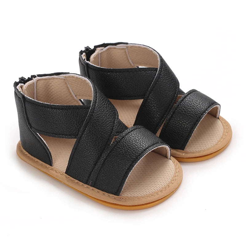 Baby Girls' Soft First Walker Sandals - Summer Infant Learning Shoes