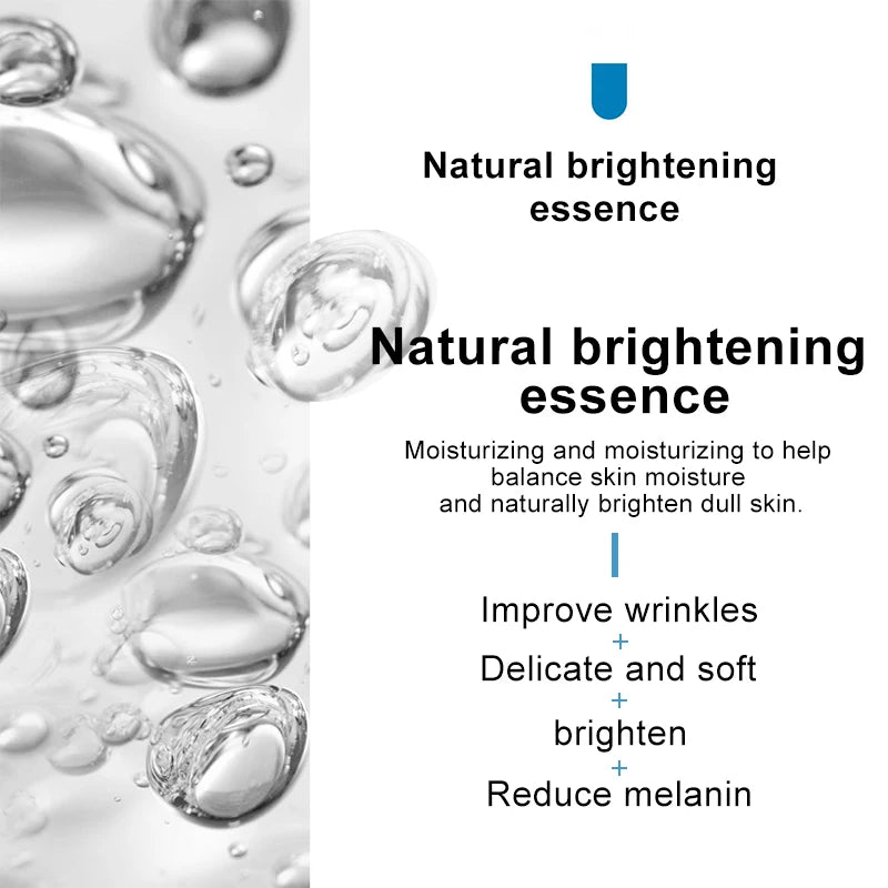 Amococo 2pcs Facial Serum 30ml 10% Salicylic Acid Essence Vitamin C Essence Hyaluronic Acid Face Serum Moisturizing Hydrating Skin Care Brightening Nourishing Essence for Daily Face Care