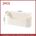 Estante adhesivo de almacenamiento montado en la pared de la cocina, caja de almacenamiento multifuncional para puerta de gabinete, estante de cajón debajo del fregadero, organizador de baño