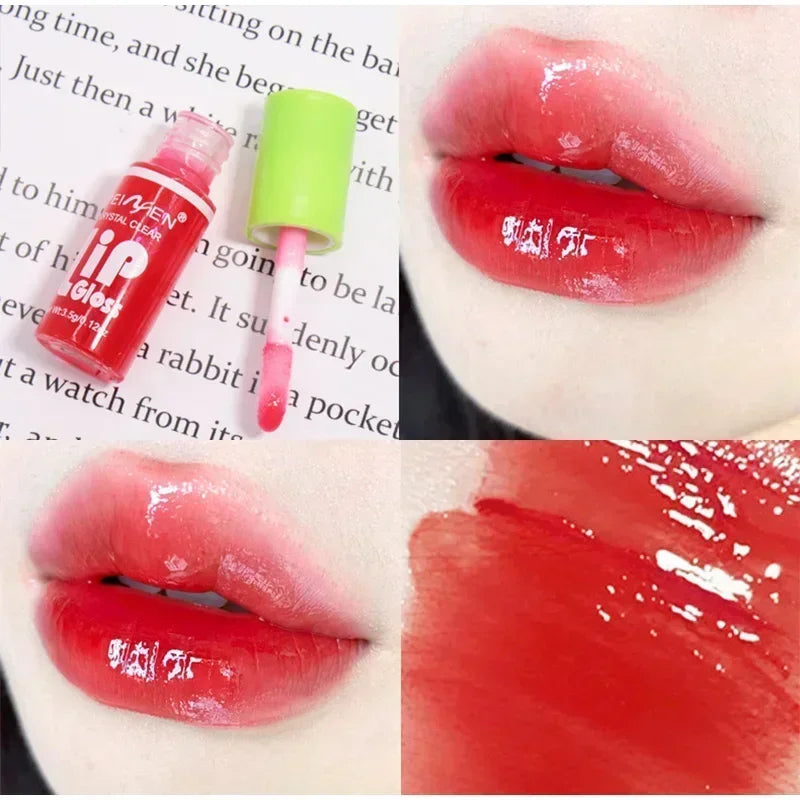 6-Piece Lip Gloss Oil Set,Aloe Vera Liquid Lipstick, Long-Lasting Moisturizing Smudge-Proof Lips Tint ,Non-Sticky Cosmetics