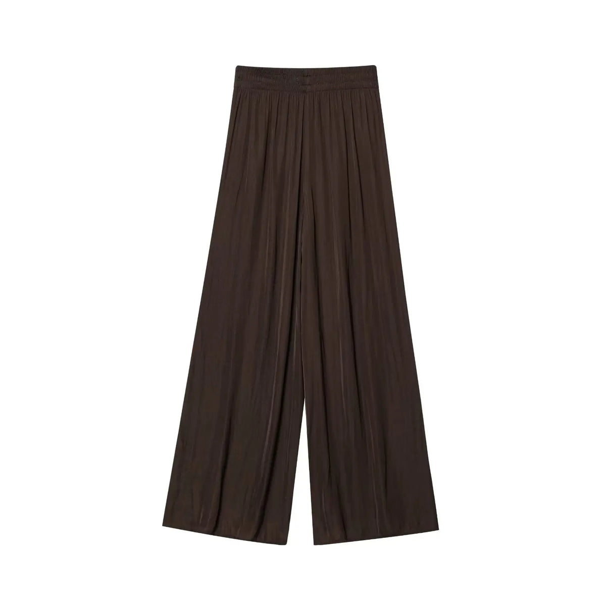 KONDALA Women's Wide Leg Pants - Casual Elastic Waist Trousers Pink