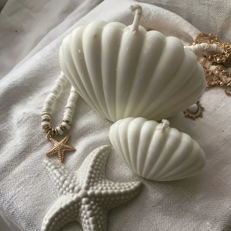3D Shell Silicone Candle Mold For DIY Aromatherapy Wax Crafts Scented Candles Crafters