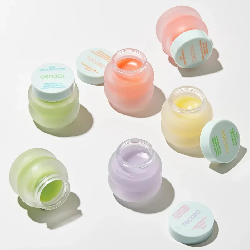 South Korean Skincare Brand Tocobo Ice Cream Texture Lip Mask Repair Ultra Moisturizing Lip Balm Hydrating Glow Non-irritating
