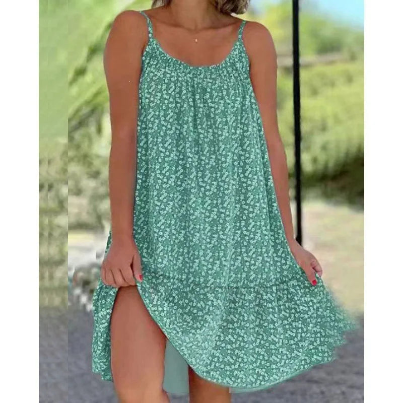 Large Size Floral Print Maxi Dress Elegant Off-Shoulder Gown Floor-Length A-Line Silhouette Polyester Fabric Summer 2026