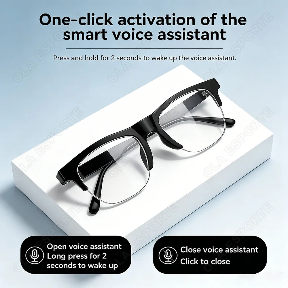 New 2026 Camera AI Smart Glasses Touch Control Photo Recording Translator Voice Assistant Music Wireless Bluetooth Sunglasses