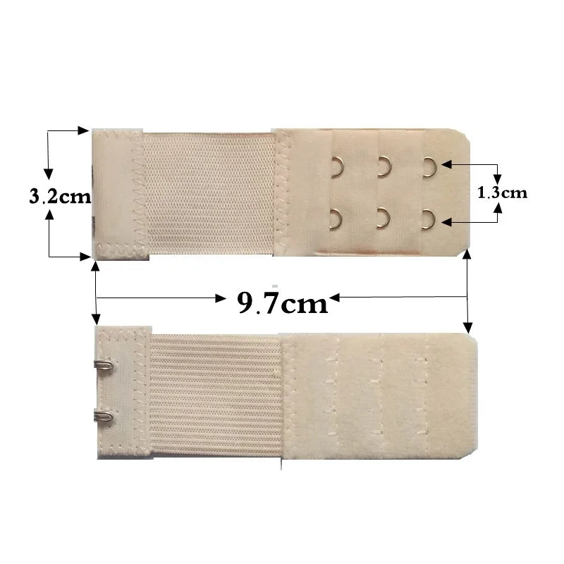 1/10Pcs Bra Extender For Women'S'S Elastic Bra Extension Strap Hook Clip Expander Adjustable Belt Buckle Intimates Accessories