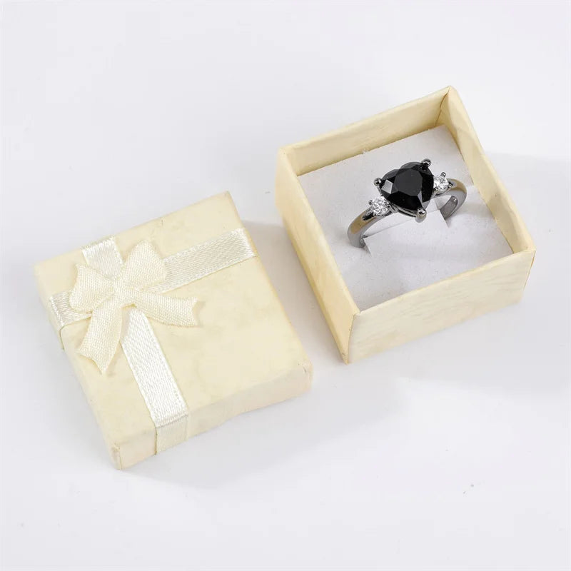 12Pcs Fashion Jewelry Packaging Box Multi-Color Earrings Ring Box Jewelry Holder 4*4*3Cm