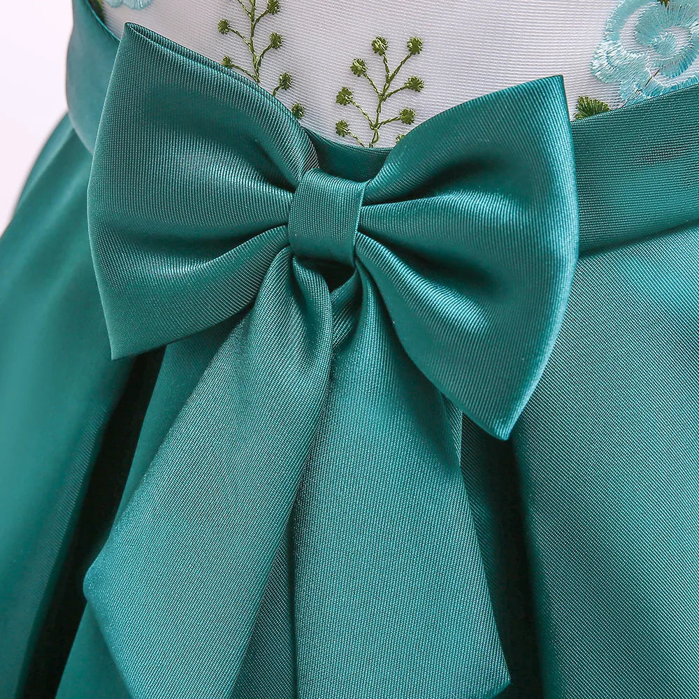 Summer Flower Girls Dress Princess Wedding Party Dresses Children Kids Prom Gown Vestidos Baby Christmas Children Clothing