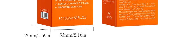 SADOER Vitamin C  Facial Cleanser Face Wash Foam Cleanser Deep Cleansing Moisturizing Brightening Hydrating Skin Care Products