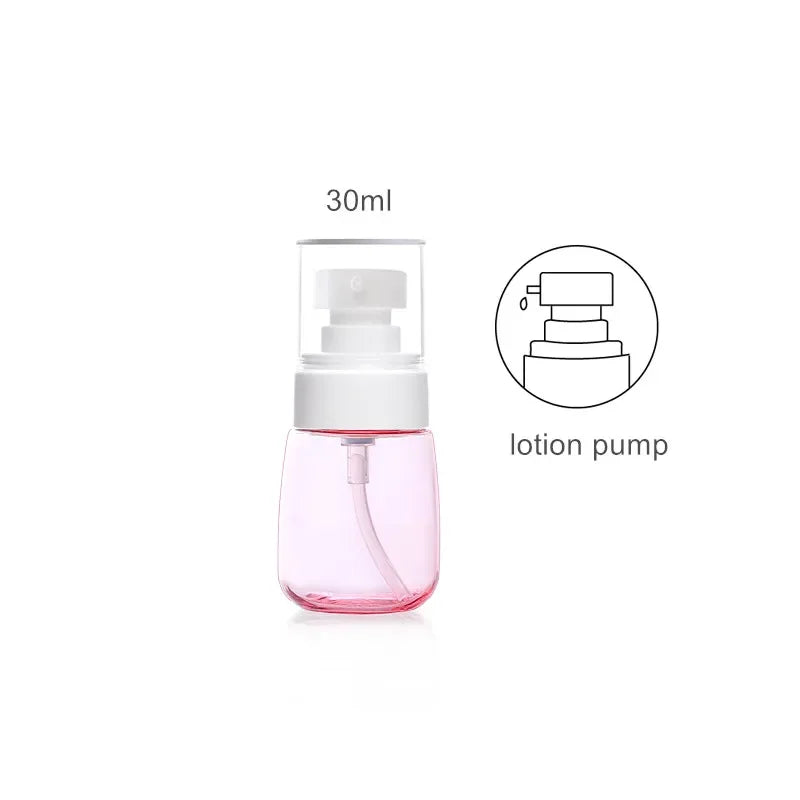 Upg Fine Mist Spray Bottle Set 30ml 60ml 100ml Refillable Travel Bottle With Lotion Pump