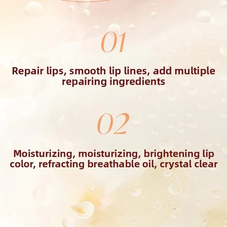 Korean Beauty Moisturizing Lip Ink Gloss Jelly Lipstick Big Brush Labial Lips Bright Oil Balm - Moisture & Color in One