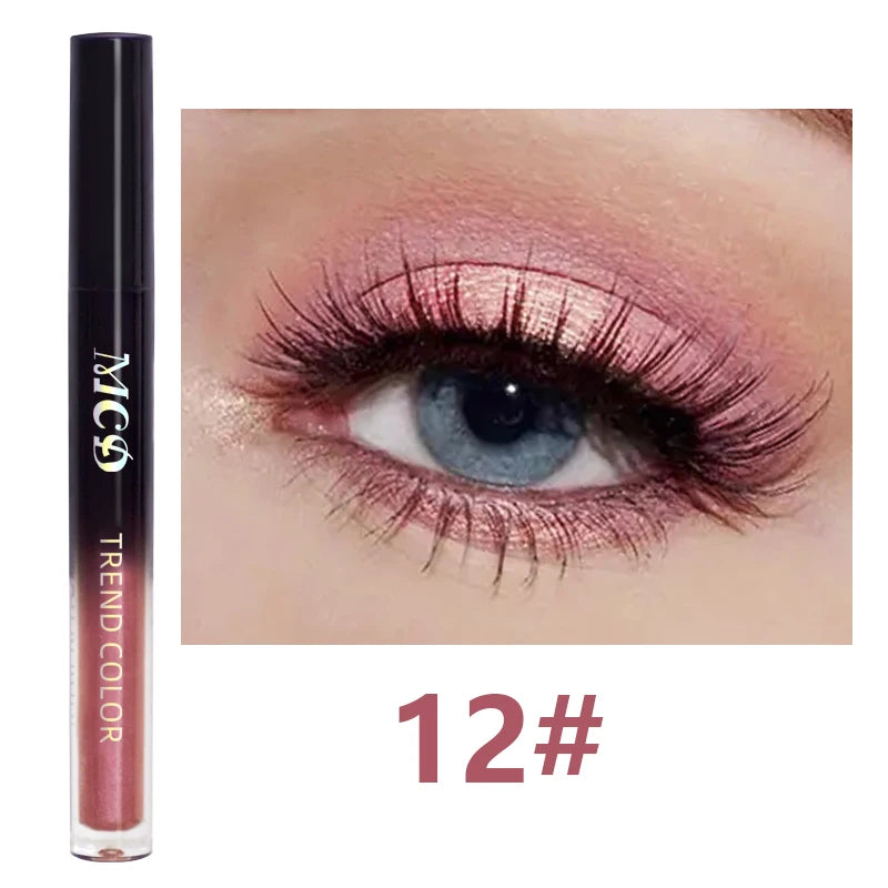 Liquid Eyeshadow Palette 13 Shade Waterproof Smudge Proof High Shine For Glam Lovers All Day Wear