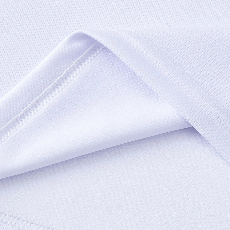 2/4/6-Pcs Four Seasons Men's Solid Color Round Neck Short Sleeve Top With Printed Cuffs Youth Sports And Leisure Fashion T-Shirt