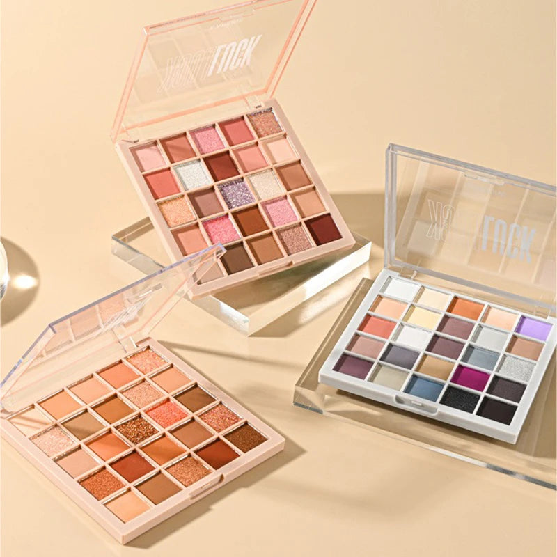25Color Professional Eyeshadow Palette Eye Glitter Long Lasting Eye Shadow Pallet  Korean Makeup Palette Eye Shadow for Beginner