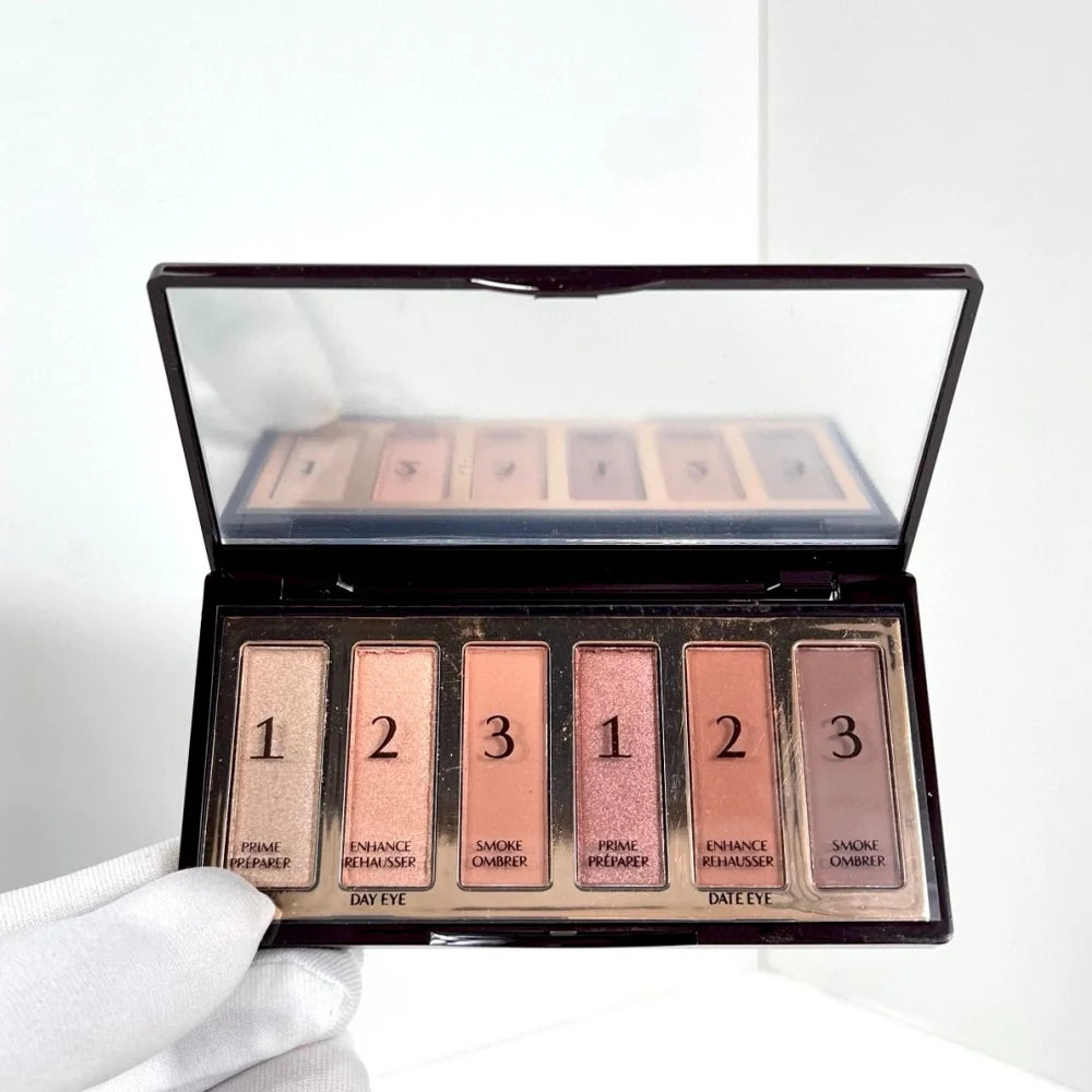 Charlotte Tilbury Eye Shadow 4-colors 6-colors 7-colors 9-colors Super Nudes Easy Eye Push Up Lashes Lasting Natural Cosmetics