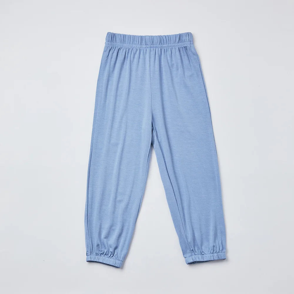 Sports Style Trousers Children Anti-Mosquito Long Pants For Summer Kids Modal Jogger Pants Girls