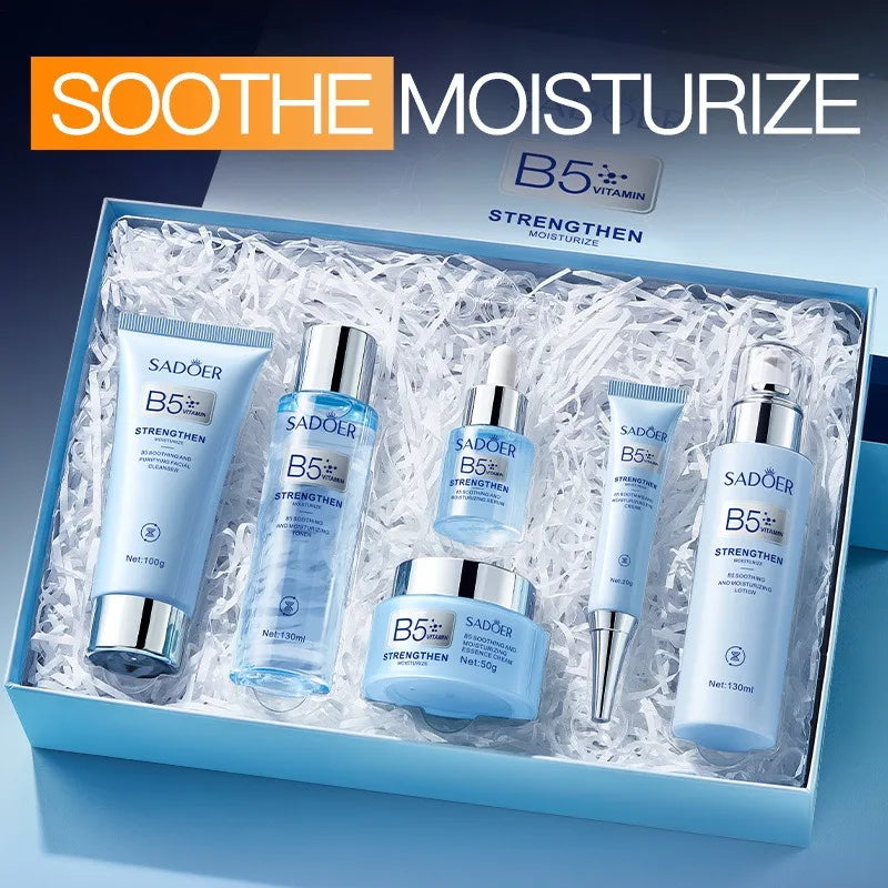 Vitamin B5 Moisturizing Anti-Wrinkle Skincare Set - Firming, Lifting Hydrating Face Kit for All Skin Types Skin care