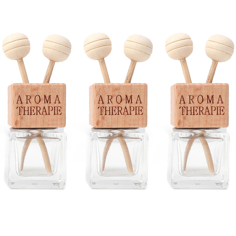 8ml Car Air Vent Perfume Bottle Clip - Glass Diffusion Jar