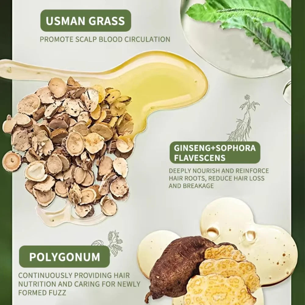 Natural Herbal Shampoo Bar - Usman Grass Handmade Soap 83g
