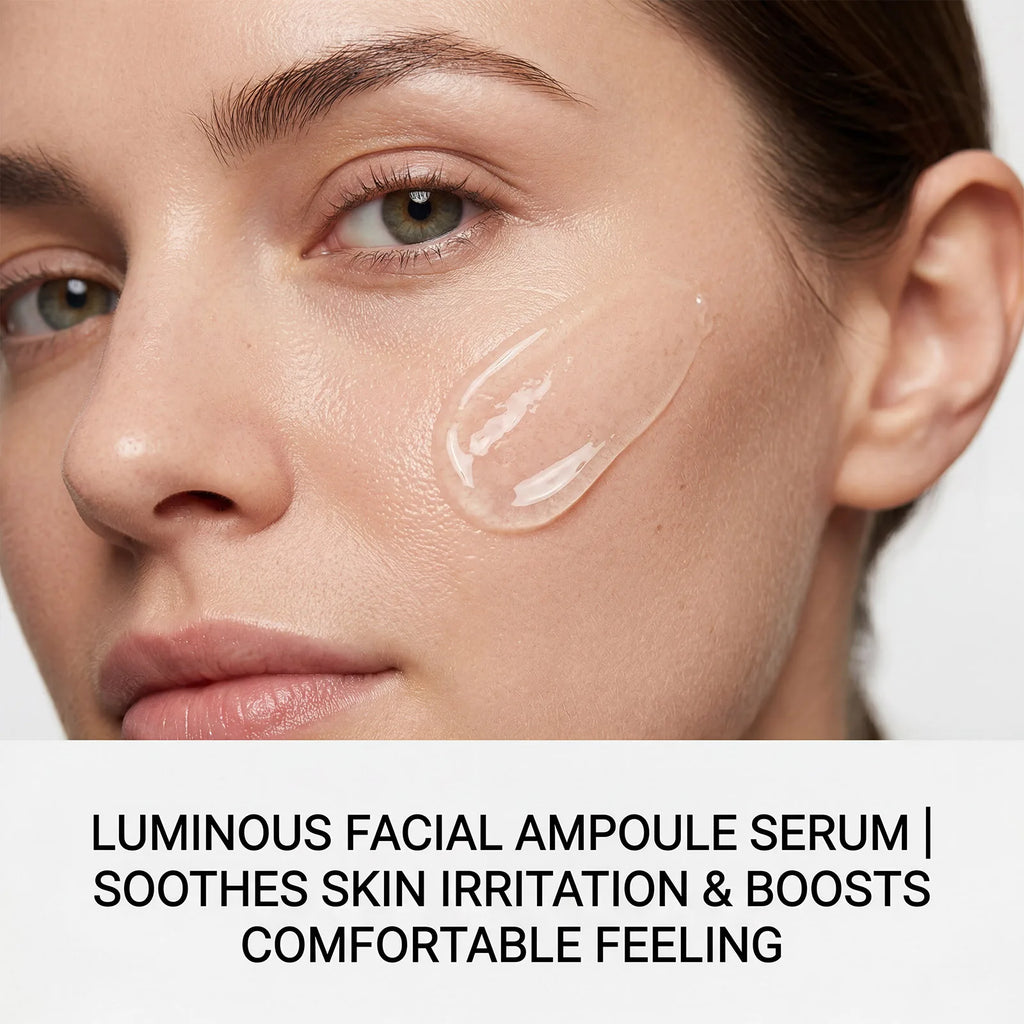 Radiance Face Ampoule Serum Daily Hydrating Moisturizing Glow Soothing Smooth Concentrated Facial Essence for All Skin Types